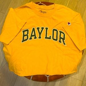 Champion cropped Baylor University T-shirt